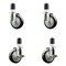 Service Caster 4 Inch 316SS Black Poly Swivel 1-3/4 Inch Expanding Stem Caster Brake SCC, 2PK SS316EX20S414-PPUB-BLK-2-TLB-2-134 - alternate 5